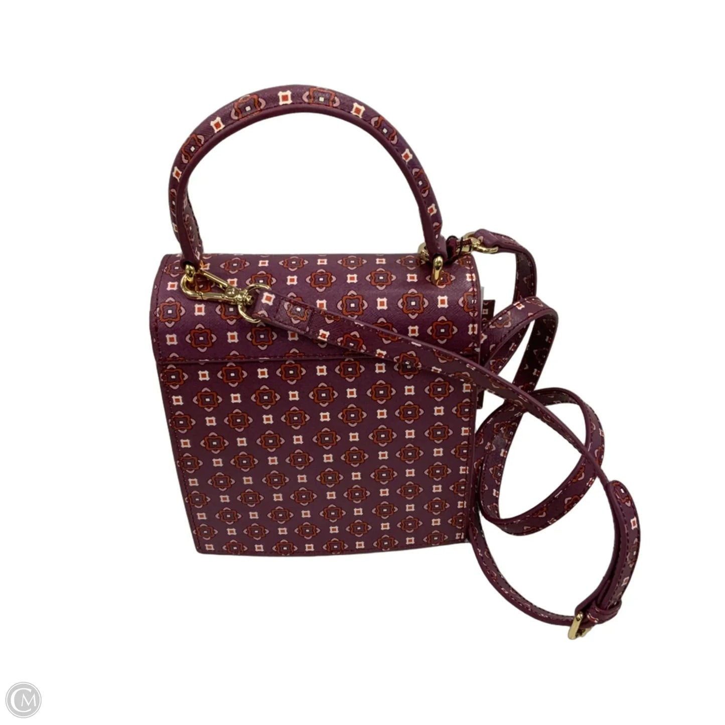 Handbag Leather By Talbots, Size: Small