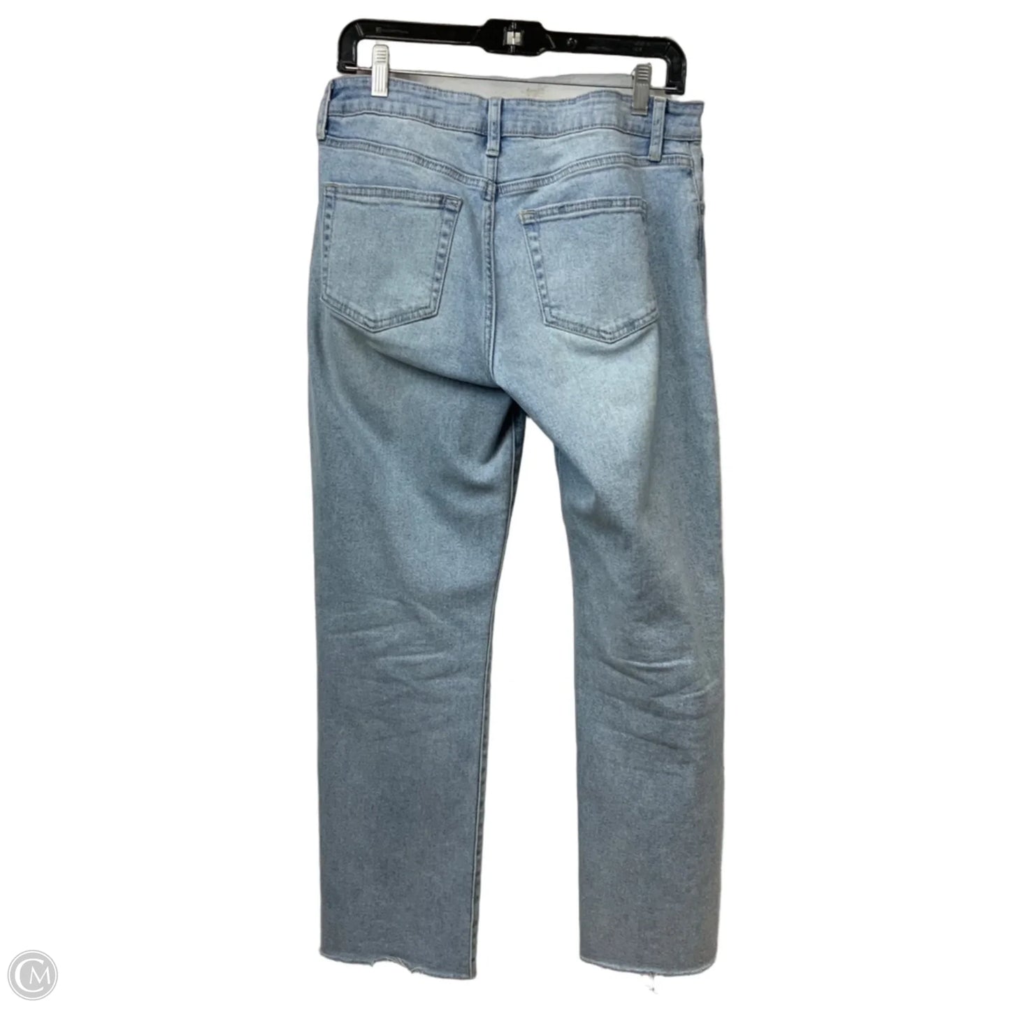 Jeans Straight By Just Black Denim In Blue Denim, Size: 8