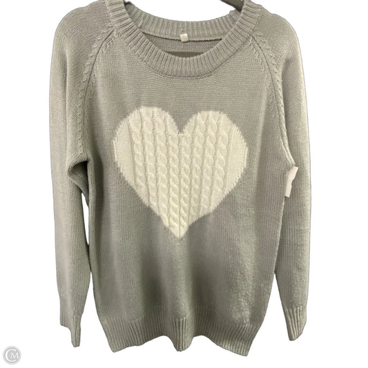 Sweater By Clothes Mentor In Grey, Size: M