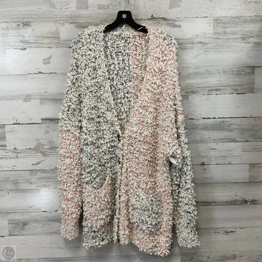 Sweater Cardigan By Pol In Cream, Size: M