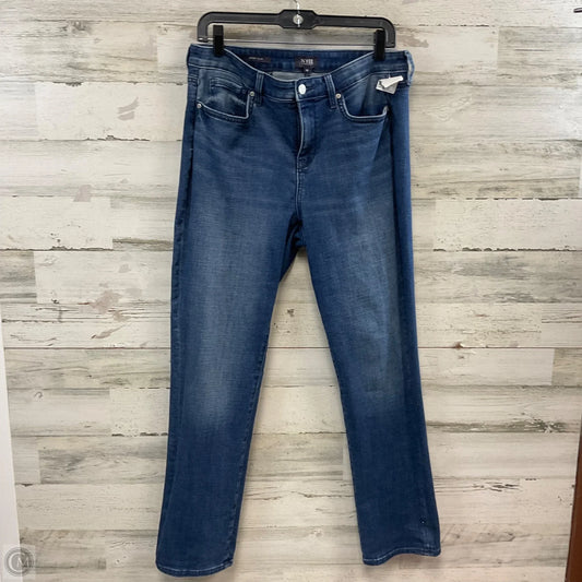 Jeans Straight By Not Your Daughters Jeans In Blue Denim, Size: 10
