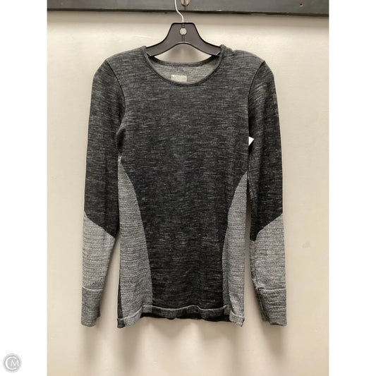 Athletic Top Long Sleeve Crewneck By Athleta In Black, Size: S