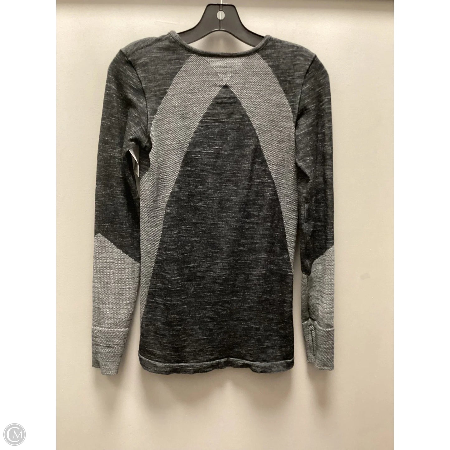 Athletic Top Long Sleeve Crewneck By Athleta In Black, Size: S