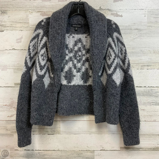 Sweater Cardigan By Banana Republic In Grey, Size: Xs