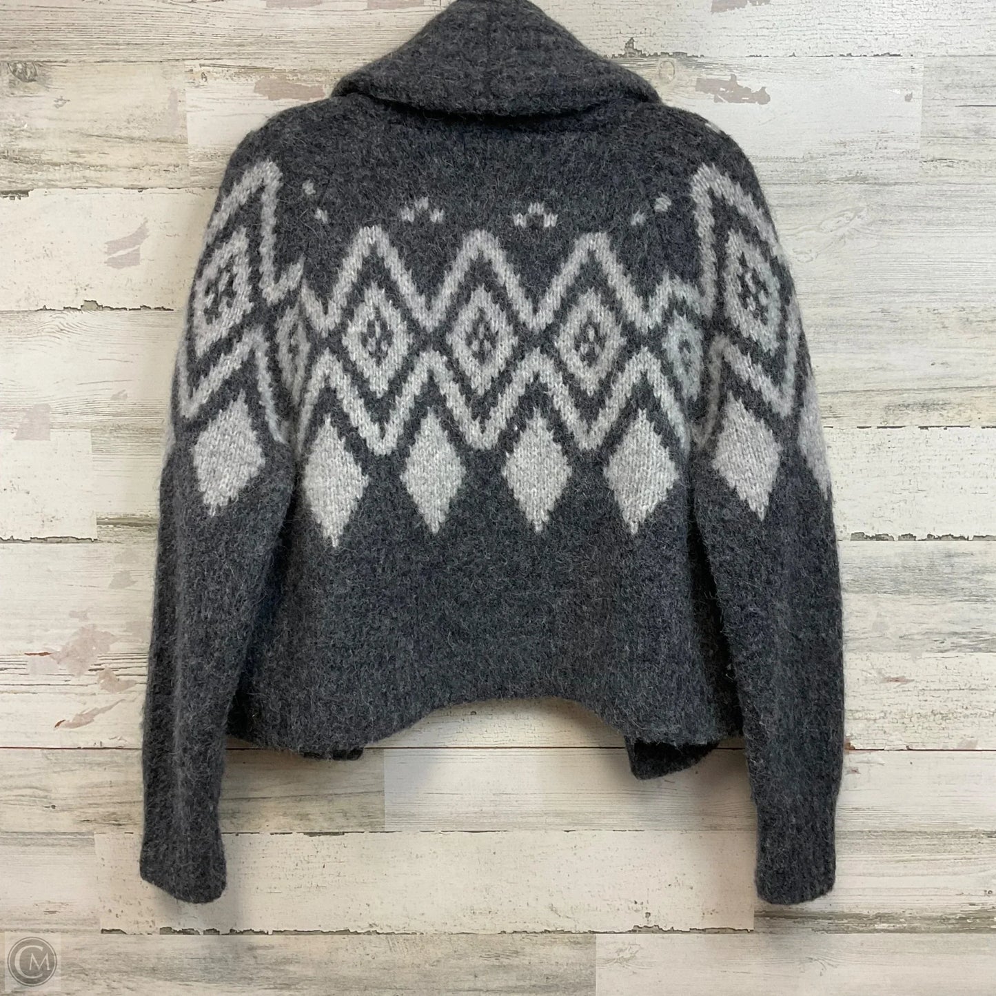 Sweater Cardigan By Banana Republic In Grey, Size: Xs
