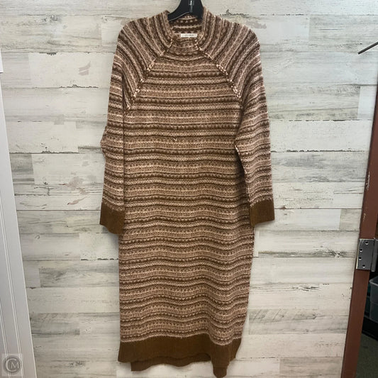 Dress Sweater By STOTCH DROP In Brown, Size: Xs