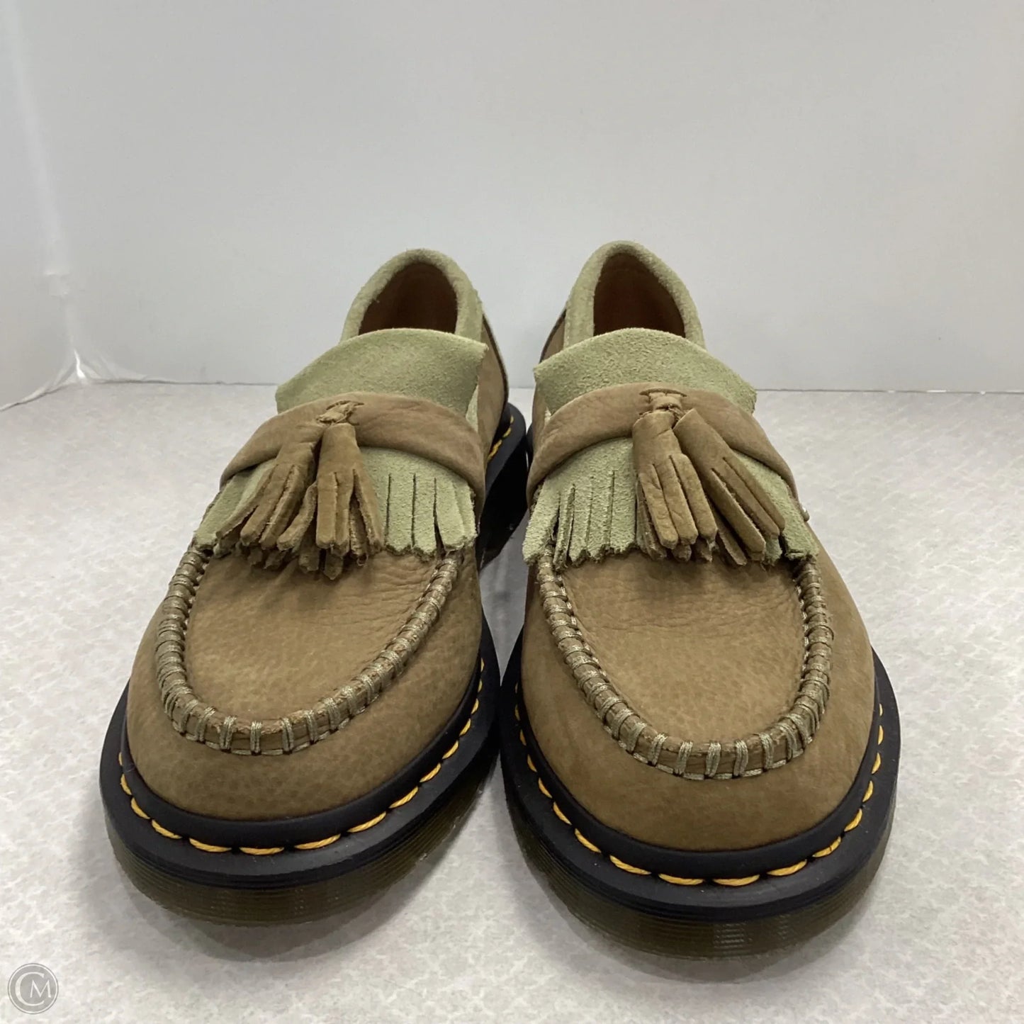 Shoes Flats By Dr Martens In Green, Size: 7