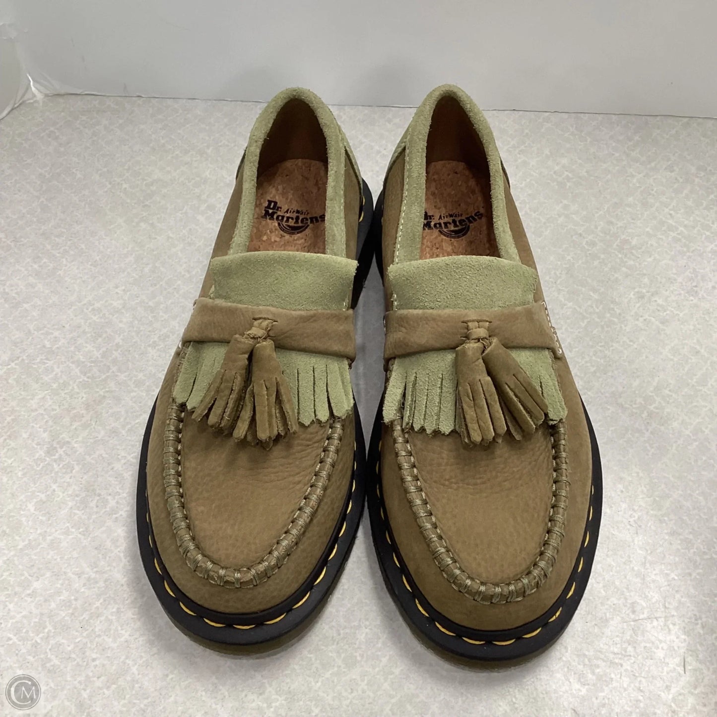Shoes Flats By Dr Martens In Green, Size: 7