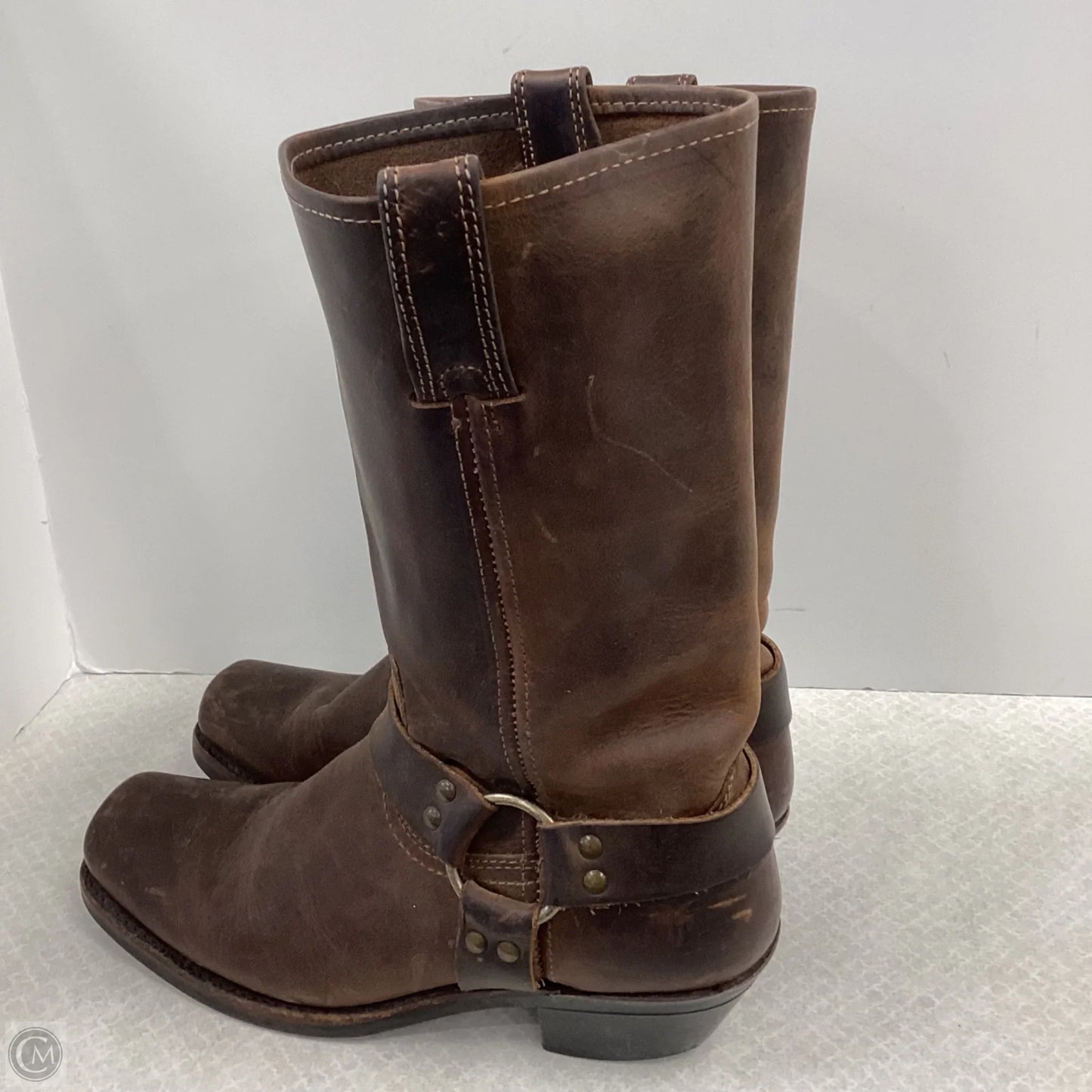 Boots Designer By Frye In Brown, Size: 10