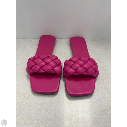 Sandals Flats By Cme In Pink, Size: 12