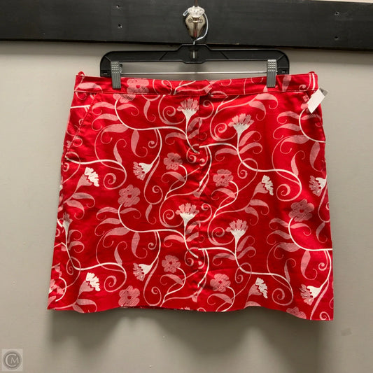 Skort By Izod In Red, Size: L