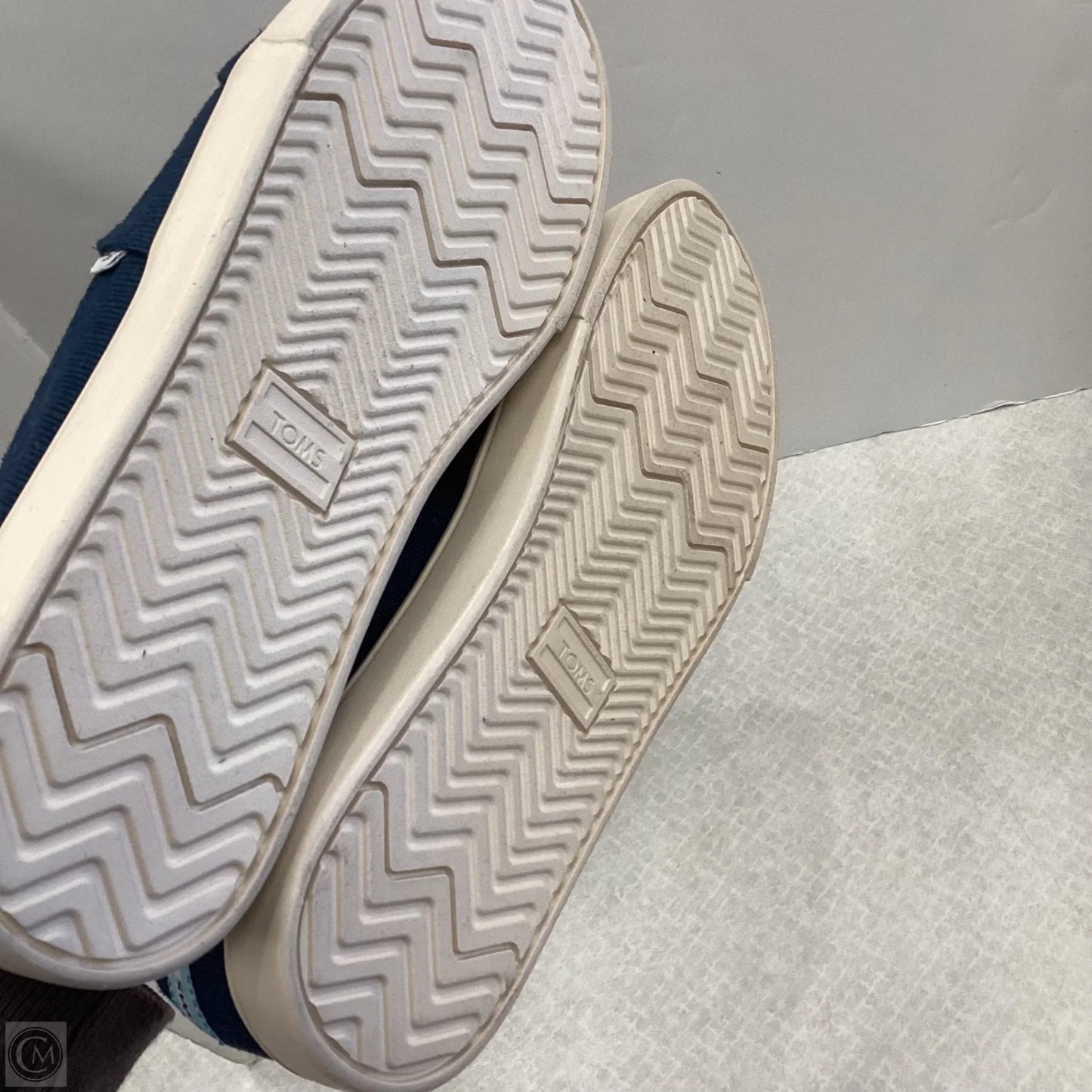 Shoes Flats By Toms In Blue, Size: 9.5
