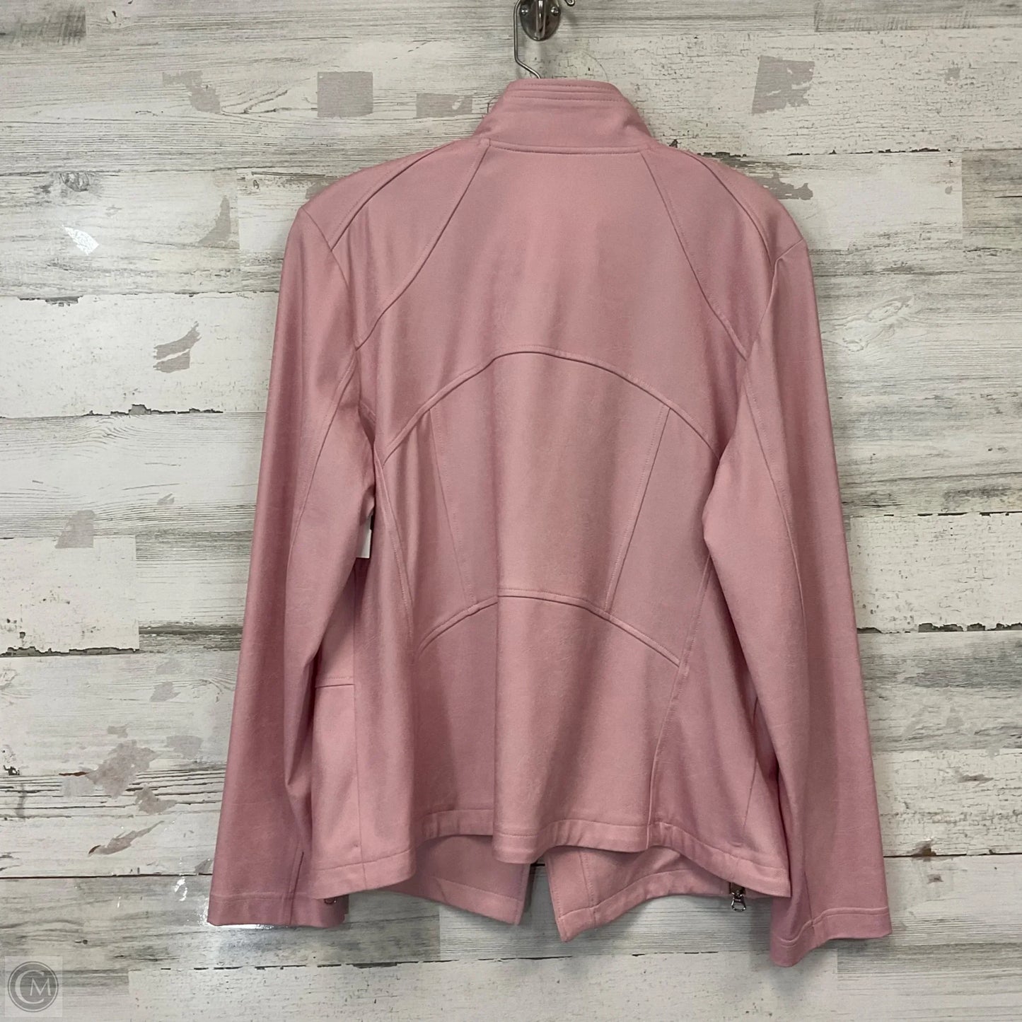 Jacket Moto By Clara Sun Woo In Pink, Size: L