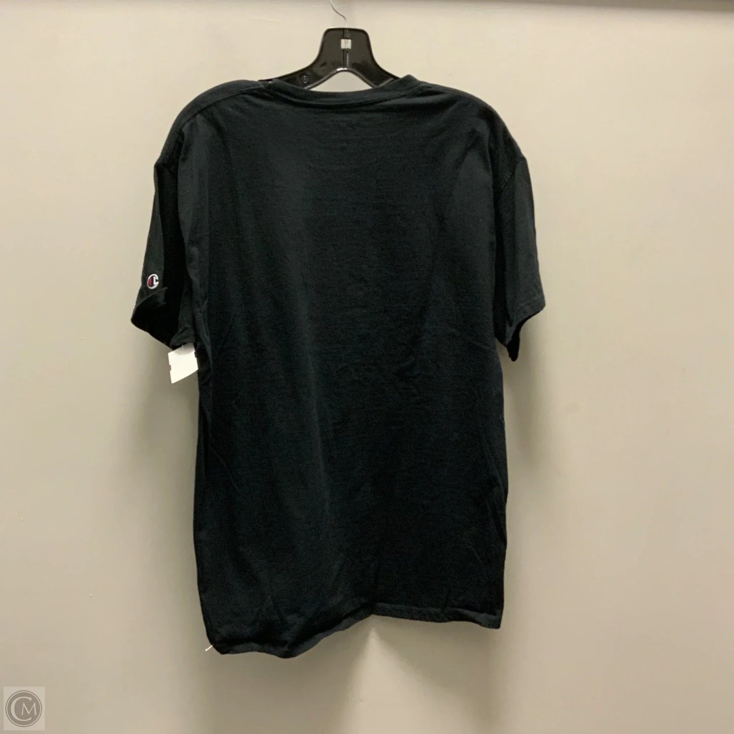 Top Short Sleeve By Champion In Black, Size: L