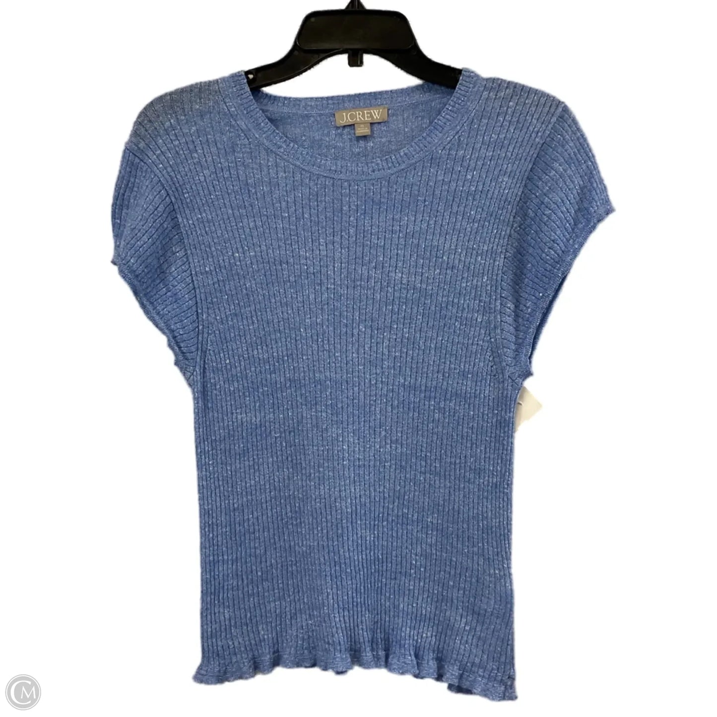 Top Short Sleeve By J. Crew In Blue, Size: Xl