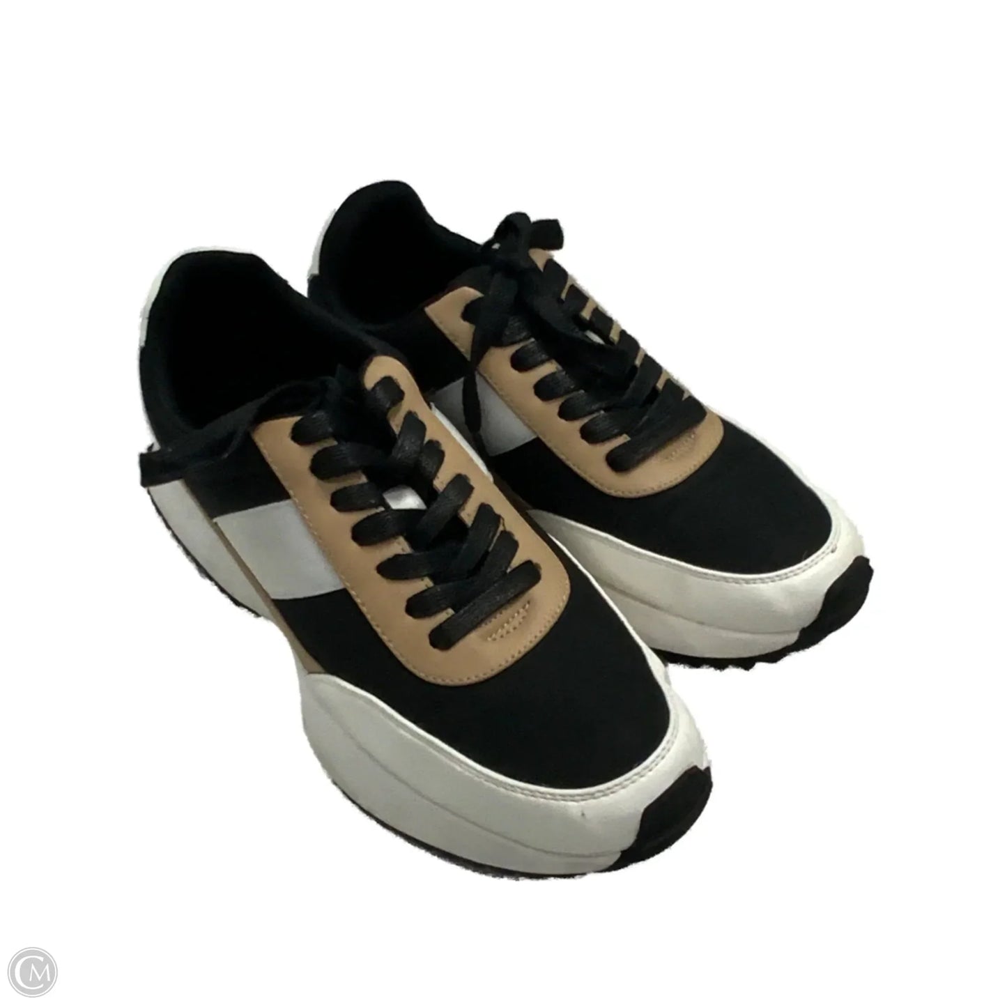 Shoes Sneakers By Dv In Black, Size: 7.5