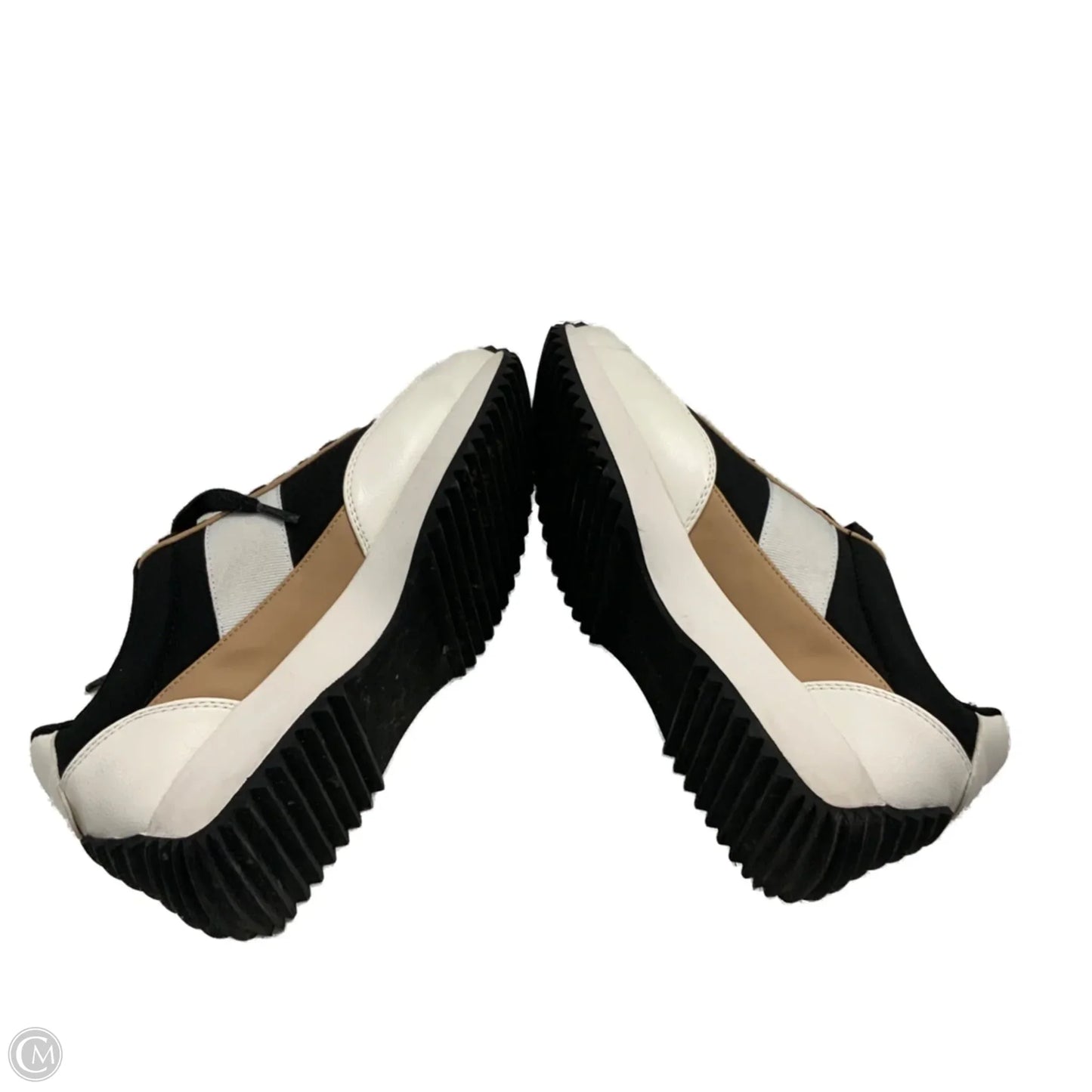 Shoes Sneakers By Dv In Black, Size: 7.5