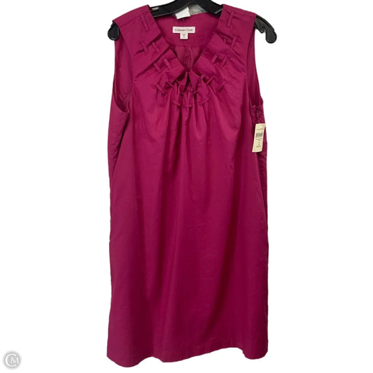 Dress Casual Short By Coldwater Creek In Pink, Size: L