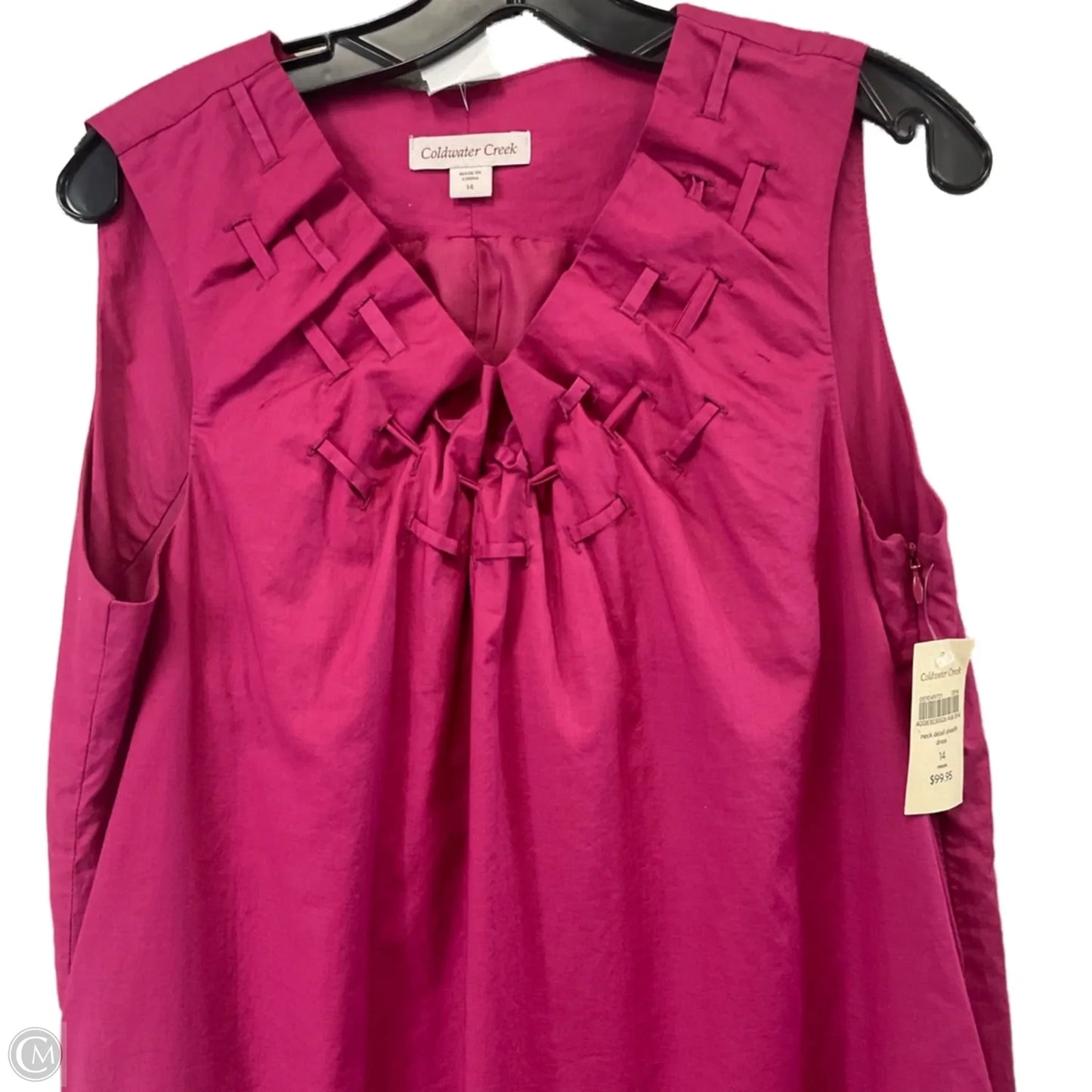 Dress Casual Short By Coldwater Creek In Pink, Size: L