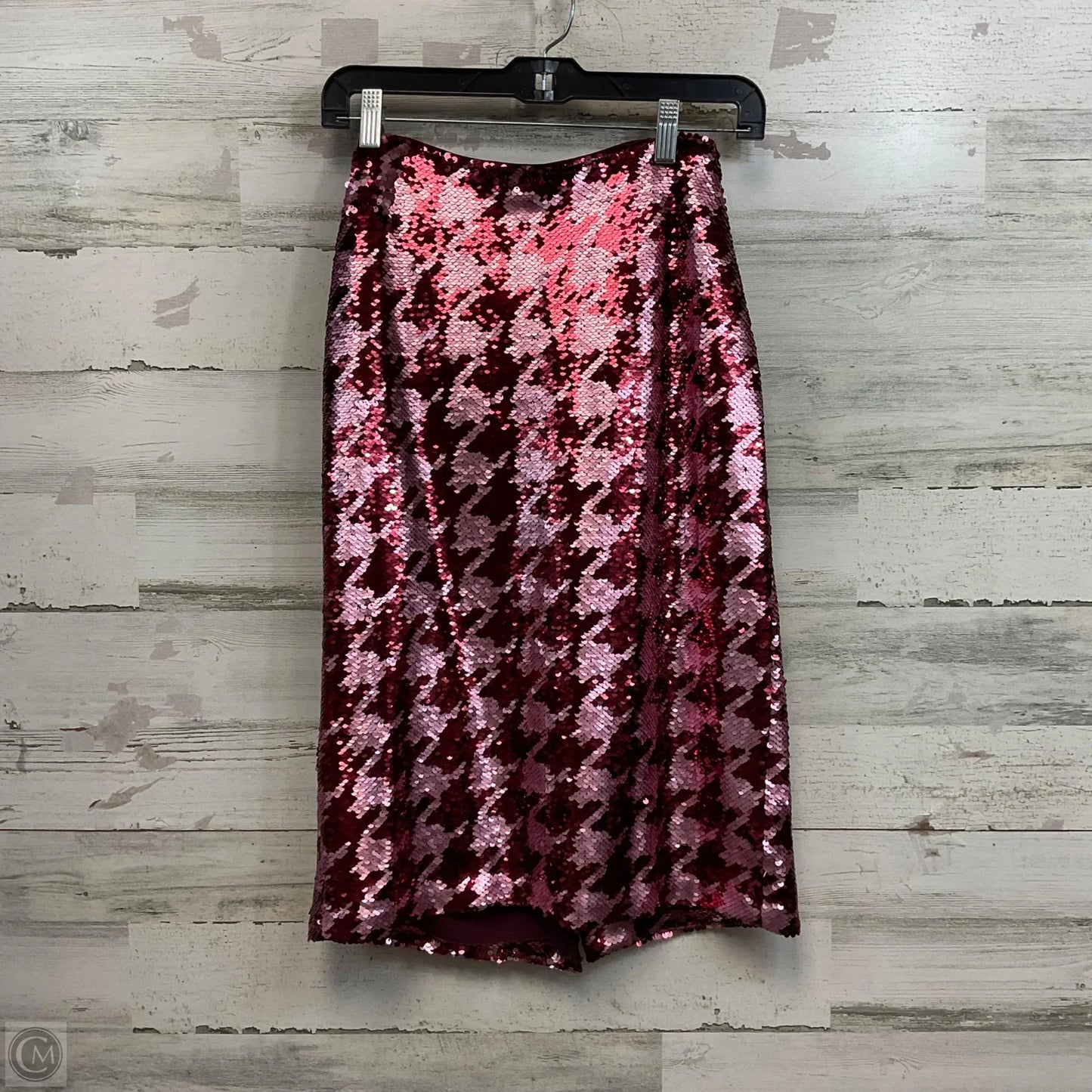 Skirt Midi By Maeve In Pink & Red, Size: 2