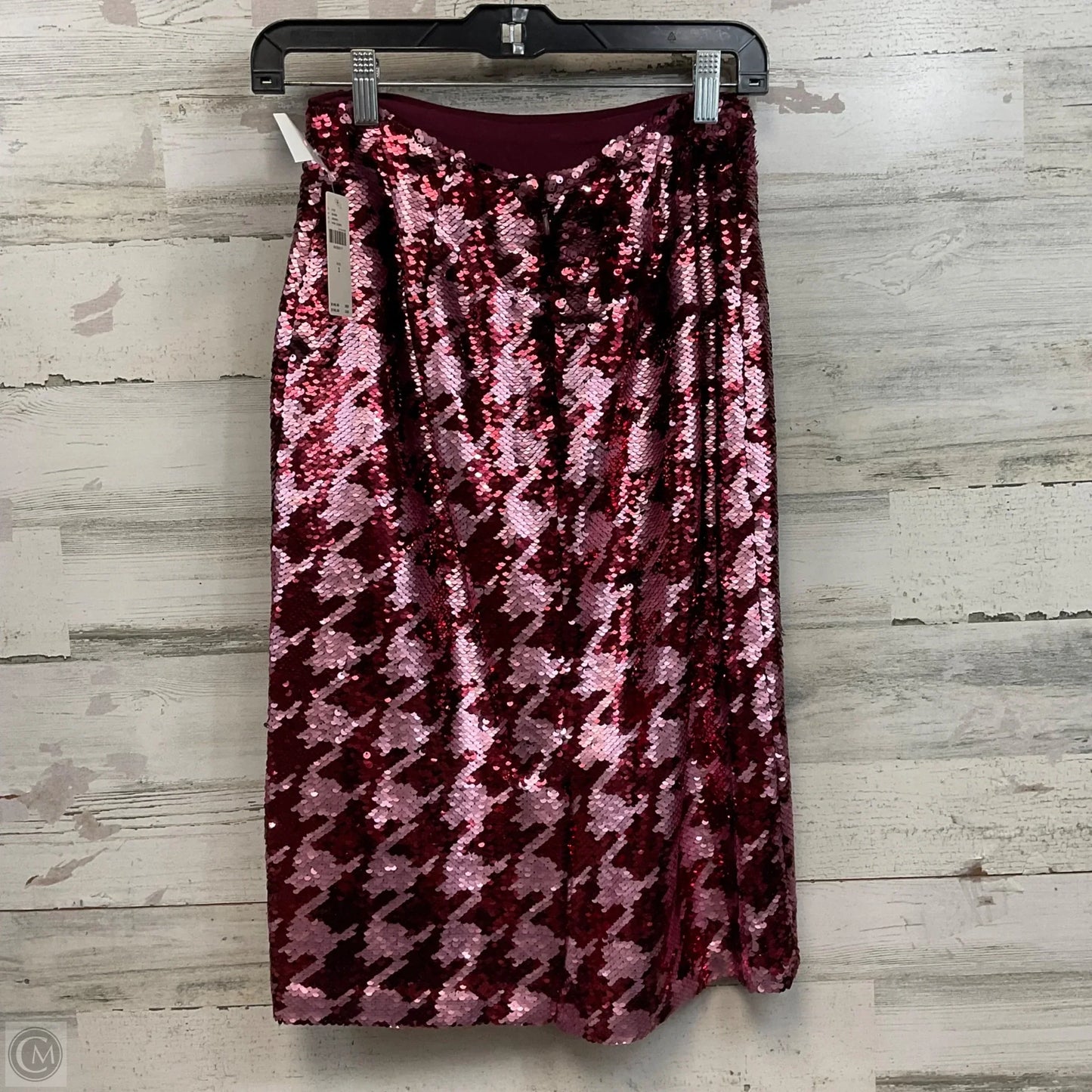 Skirt Midi By Maeve In Pink & Red, Size: 2