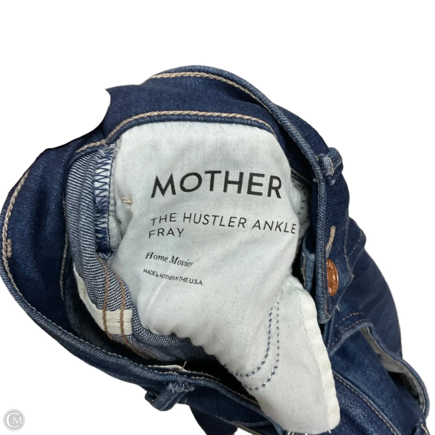 Jeans Flared By Mother In Blue Denim, Size: 2