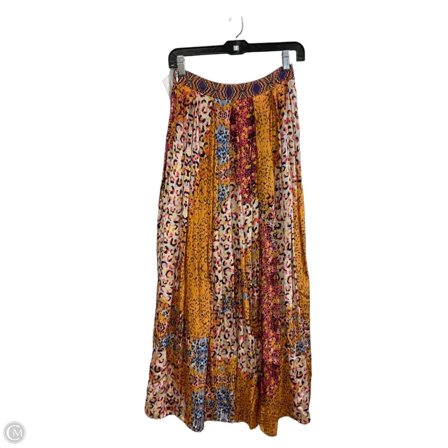 Skirt Maxi By Anthropologie In Orange, Size: Xxs