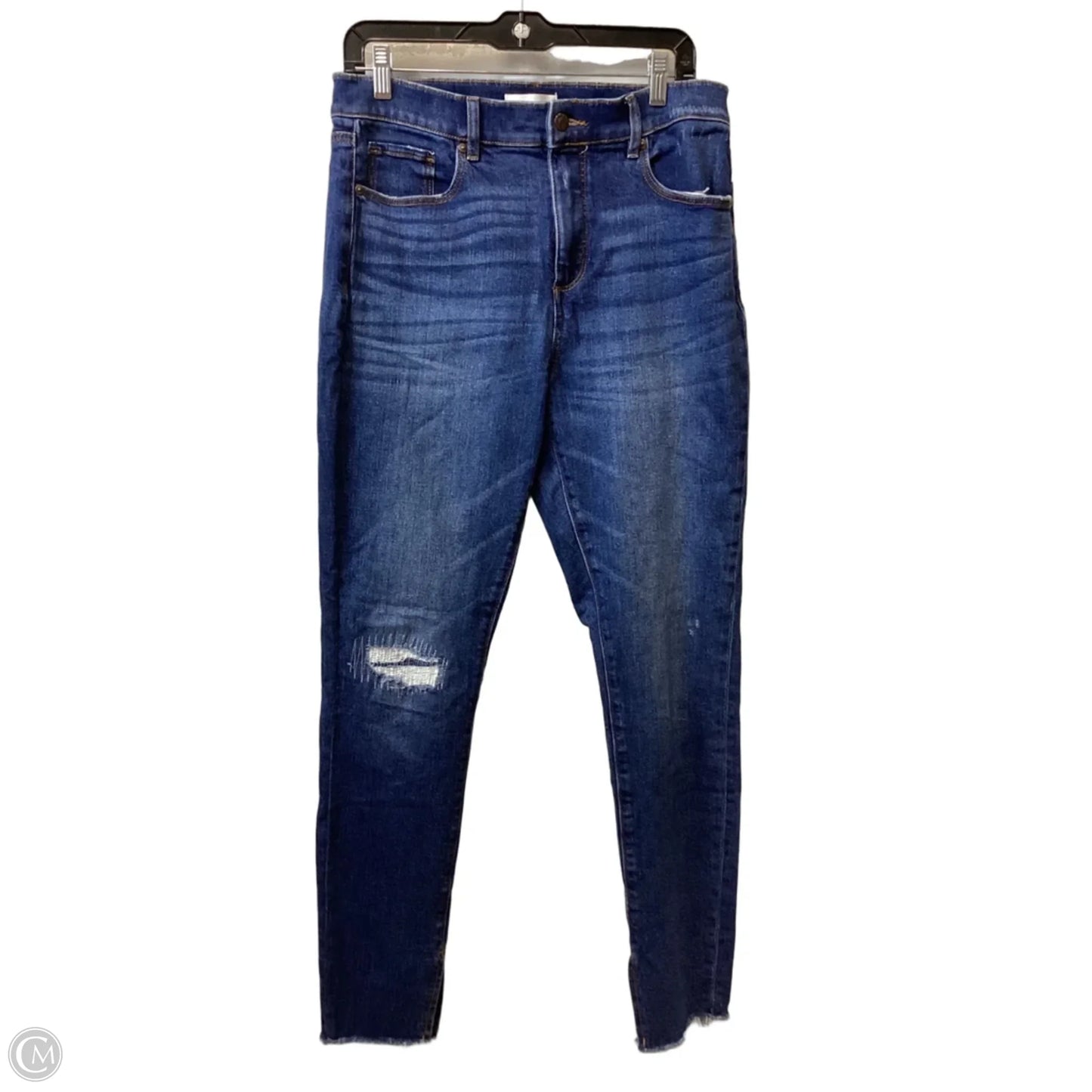 Jeans Skinny By Loft In Blue Denim, Size: 10