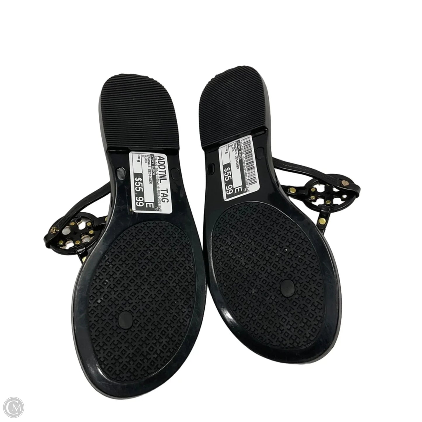 Sandals Designer By Tory Burch In Black, Size: 9