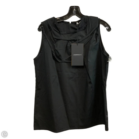 Blouse Sleeveless By MARCELLA In Black, Size: M
