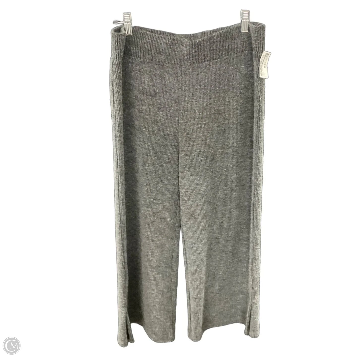 Pants Wide Leg By KINLEY In Grey, Size: L