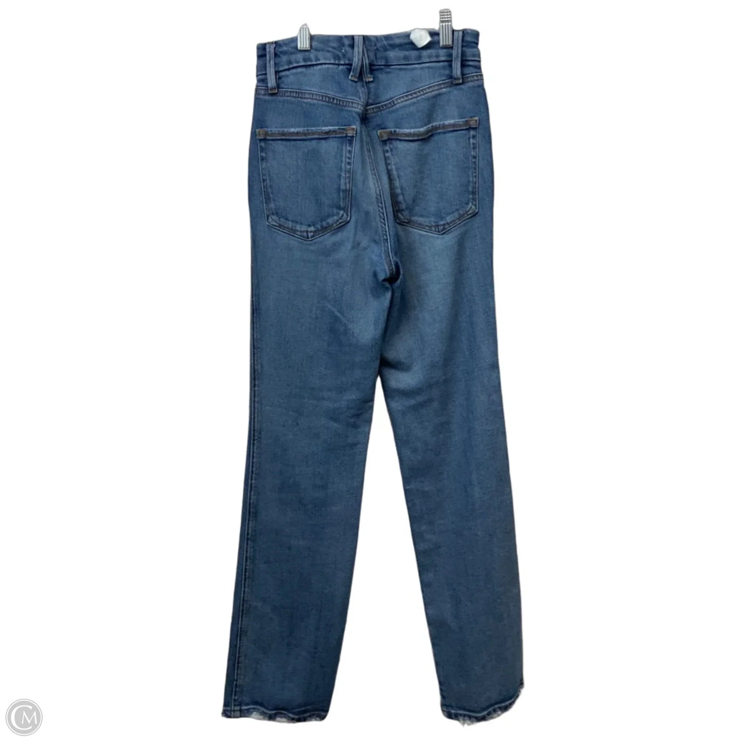 Jeans Straight By Good American In Blue Denim, Size: 00