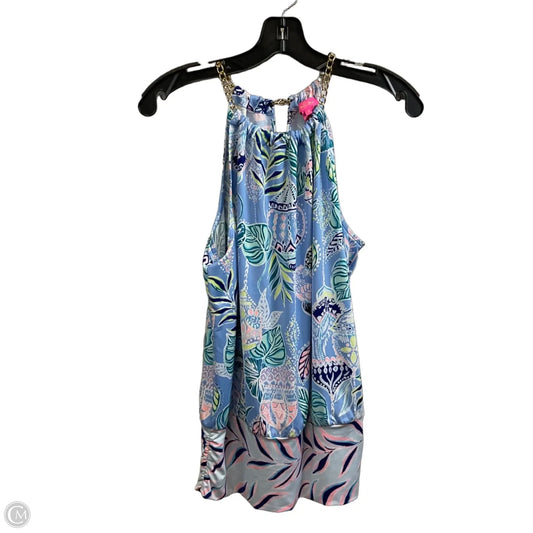 Top Sleeveless By Lilly Pulitzer In Blue, Size: S