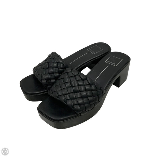 Sandals Heels Block By Dolce Vita In Black, Size: 9