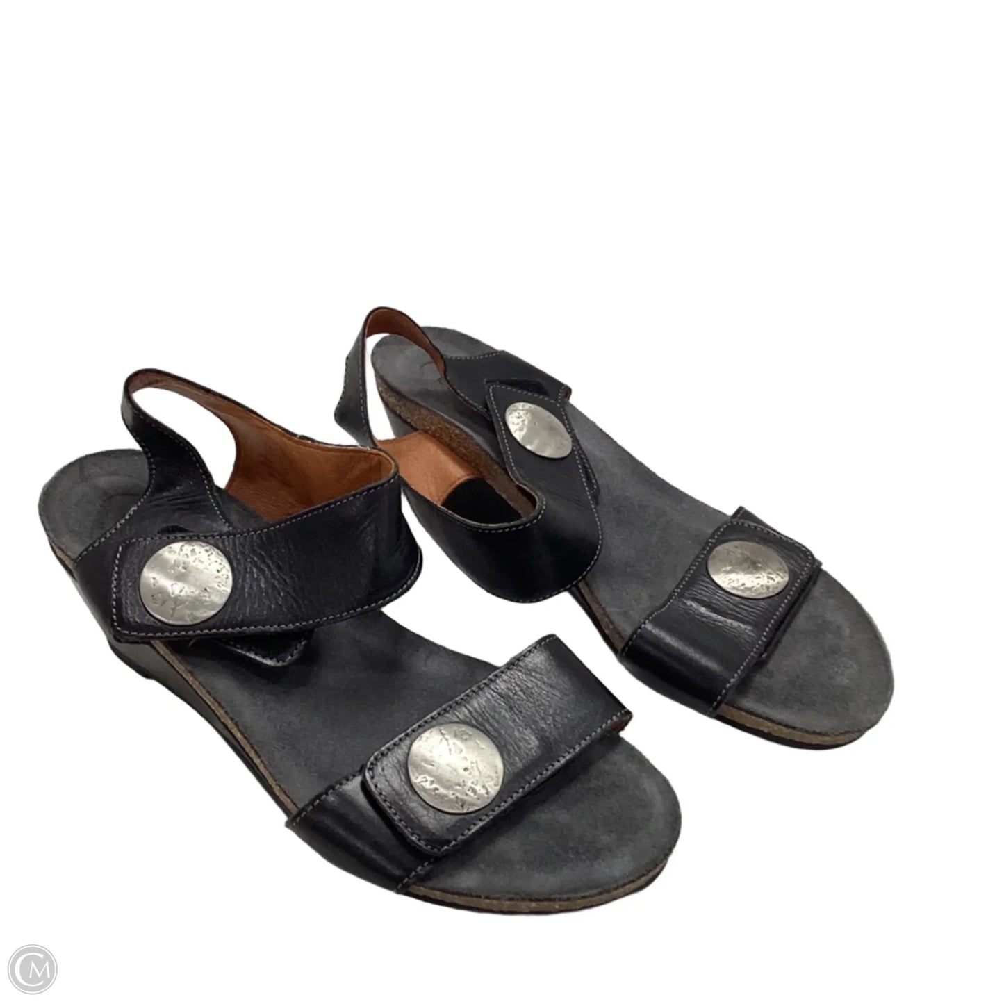 Sandals Heels Wedge By Taos In Black, Size: 10