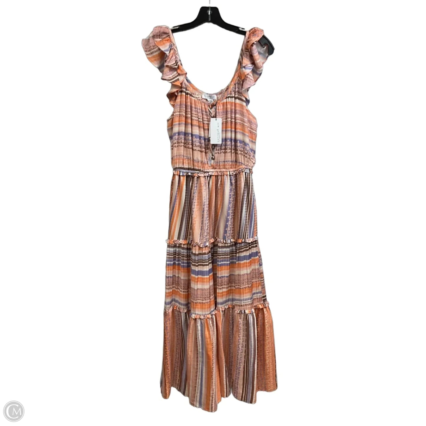Dress Casual Maxi By Current Air In Brown, Size: M