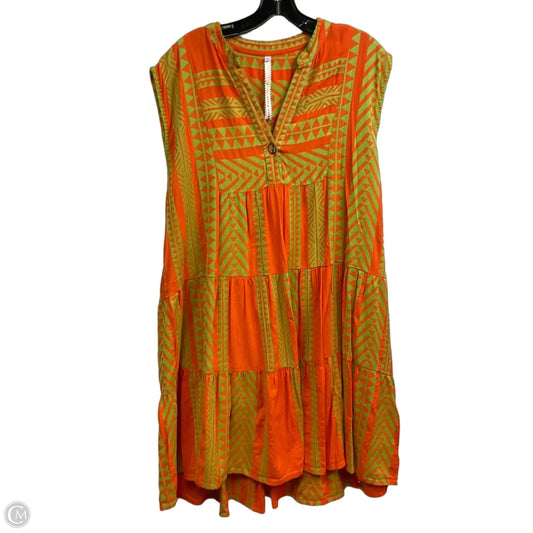 Dress Casual Short By Uncle Frank In Orange, Size: L