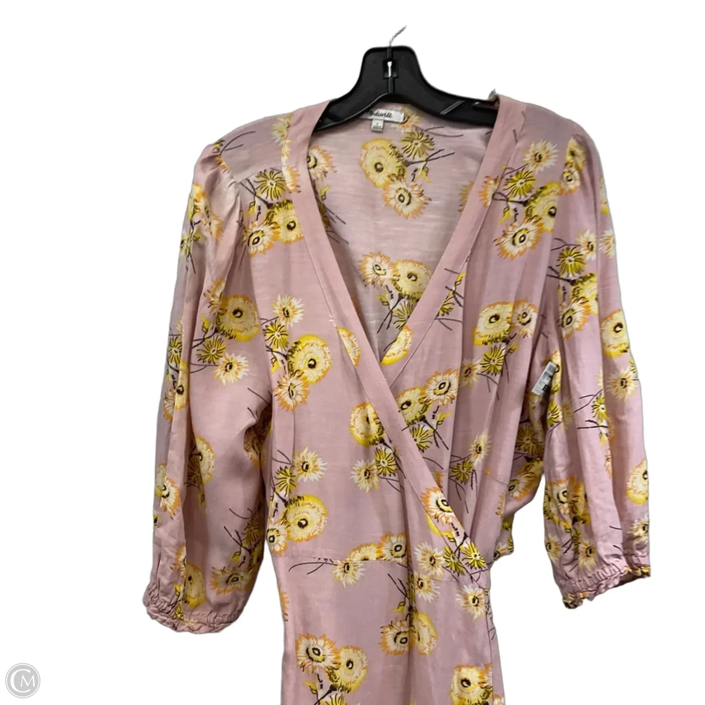 Dress Casual Midi By Madewell In Pink, Size: L