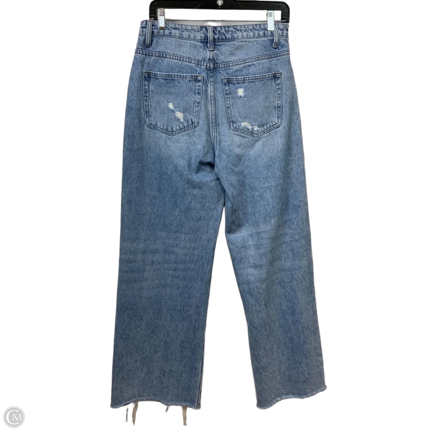 Jeans Wide Leg By Vervet In Blue Denim, Size: 6