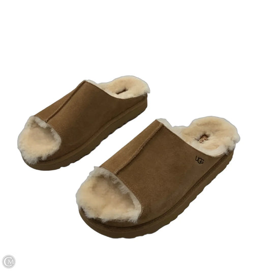 Sandals Flats By Ugg In Brown, Size: 9