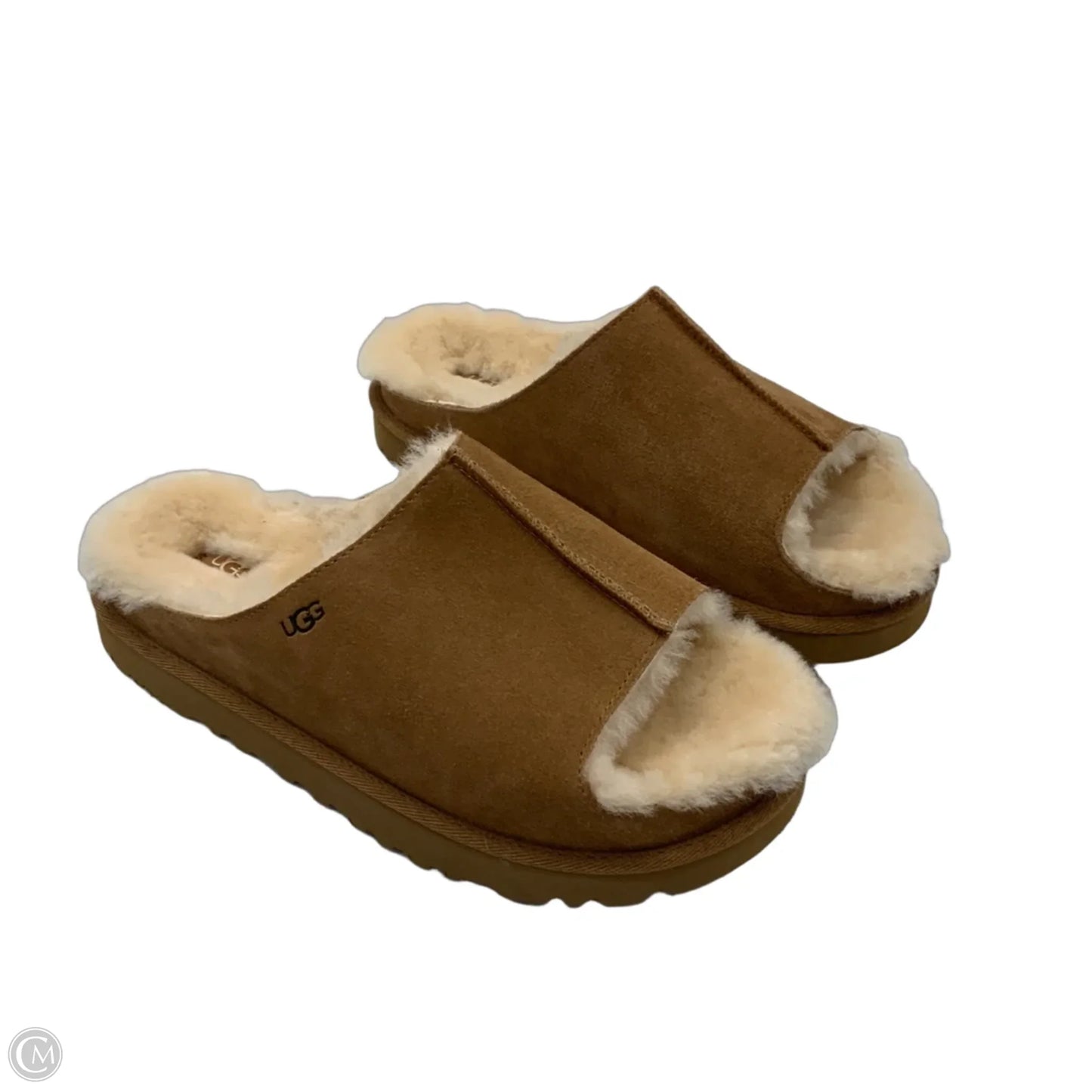 Sandals Flats By Ugg In Brown, Size: 9