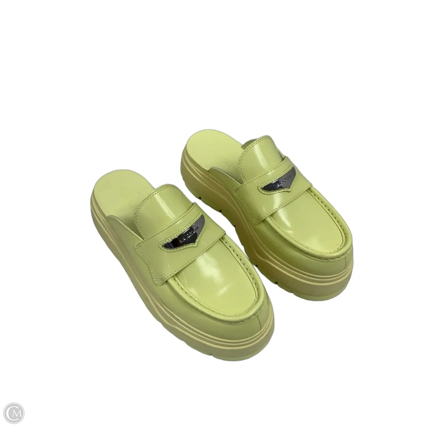 Shoes Heels Platform By Nike In Green, Size: 8