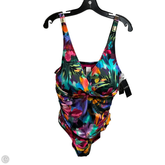 Swimsuit By Lauren By Ralph Lauren In Pink, Size: 1x