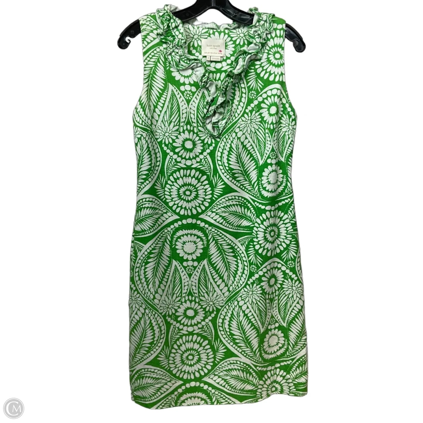 Dress Designer By Kate Spade In Green, Size: S