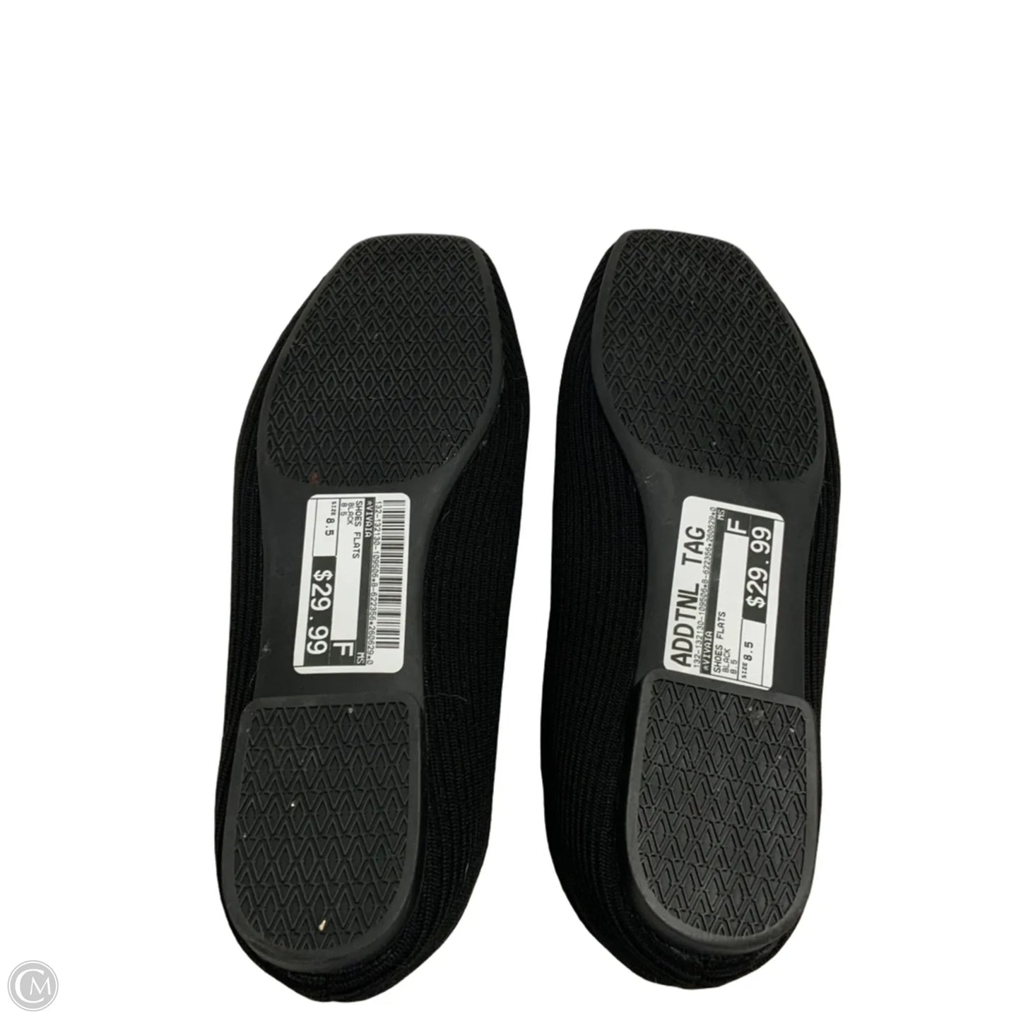Shoes Flats By Vivaia In Black, Size: 8.5
