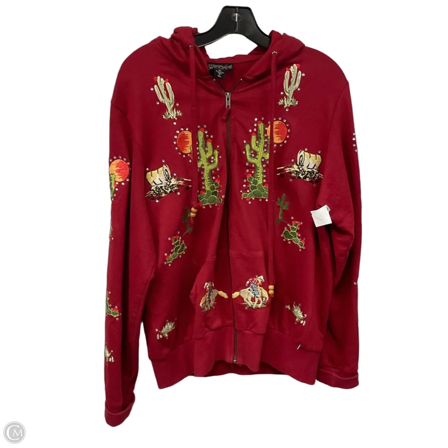 Jacket Other By CATTLEAC RANCH Red, Size: Xl