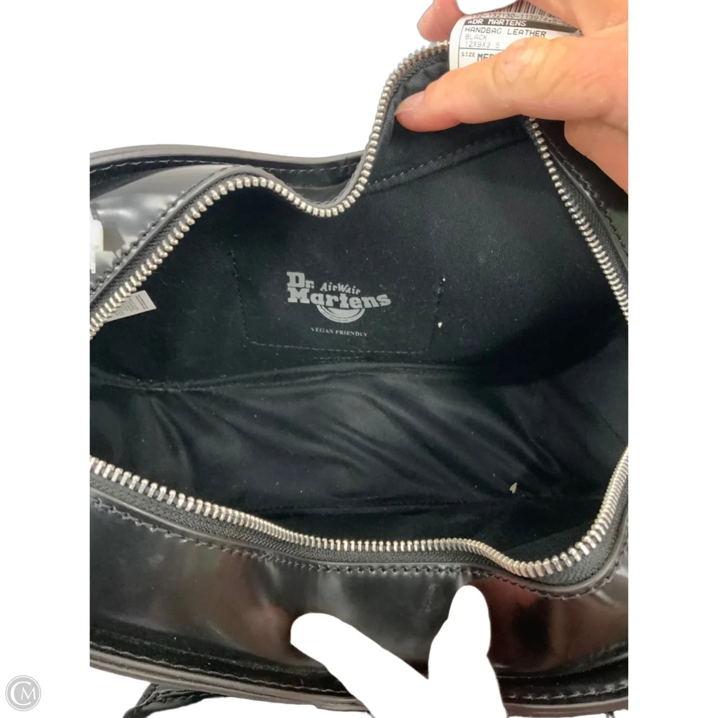 Handbag Leather By Dr Martens, Size: Medium