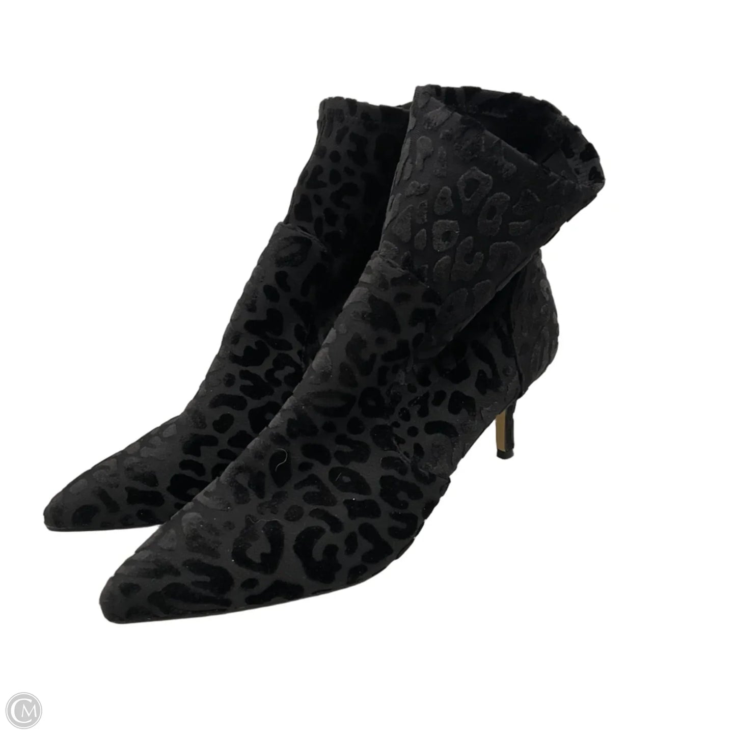 Boots Ankle Heels By Charles David In Black, Size: 10