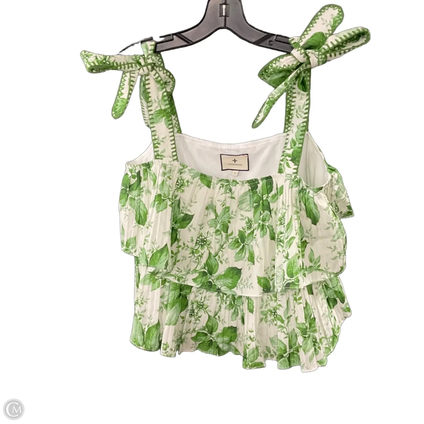 Blouse Sleeveless By Tuckernuck In Green, Size: S