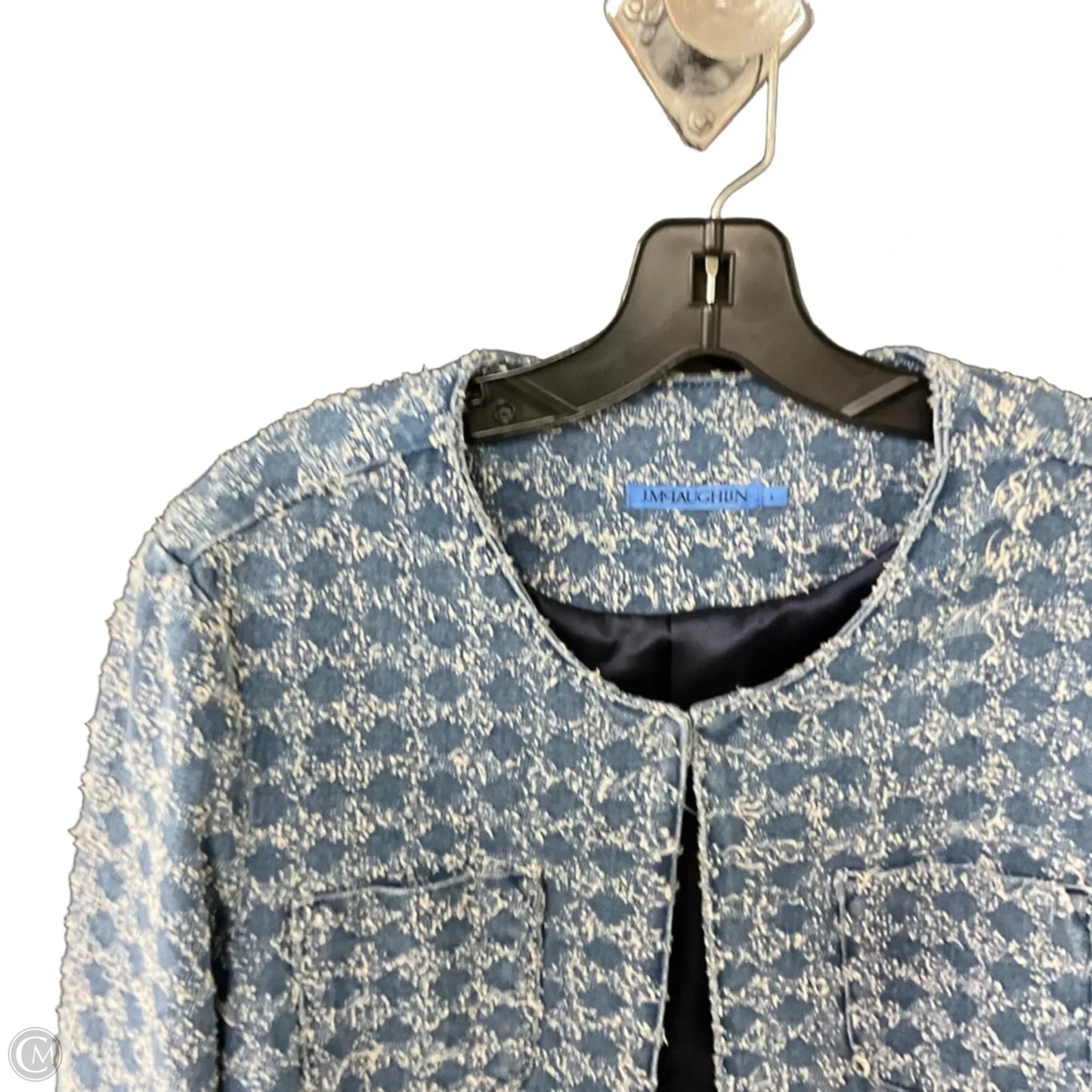 Jacket Other By J Mclaughlin In Blue Denim, Size: L